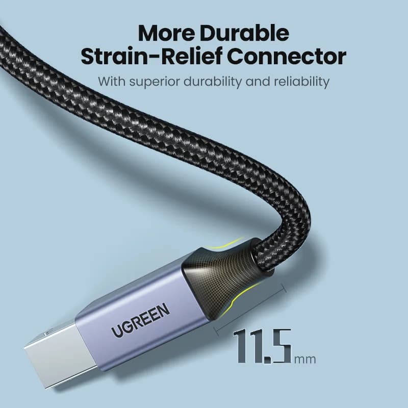 USB-C til USB Type-B 2.0 skriverkabel