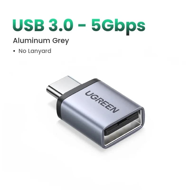 USB-C til USB-A hunn OTG-adapter