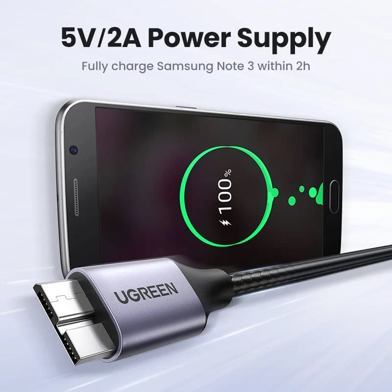 USB 3.0 Micro-B hurtigladekabel for data