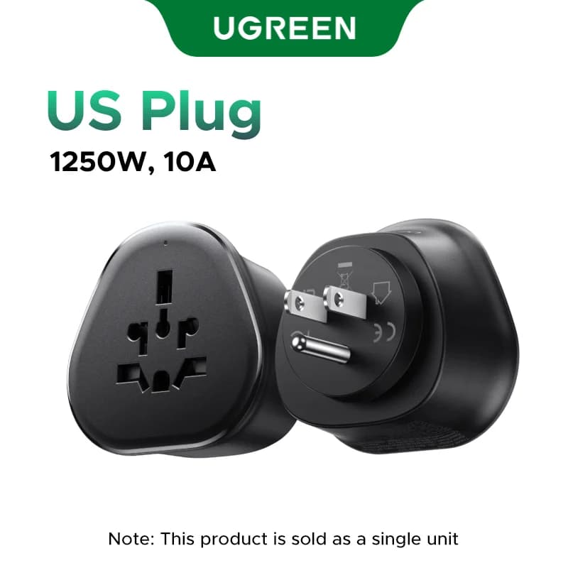 Universell reiseadapter med US-plugg