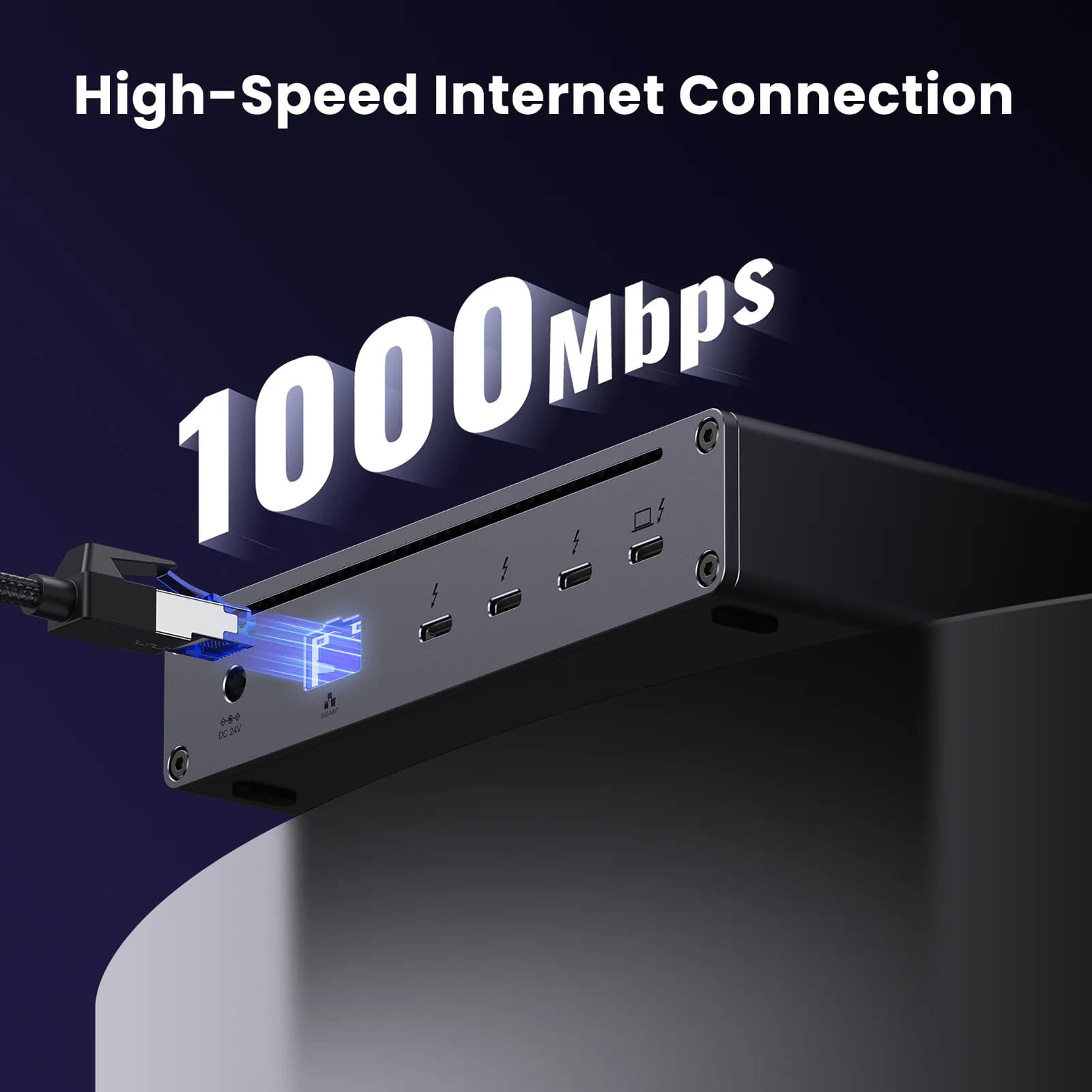 Thunderbolt 4 dokkingstasjon 8-i-1 40Gbps