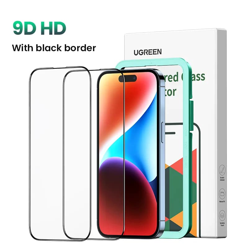 Herdet glass skjermbeskytter for iPhone 16 Plus