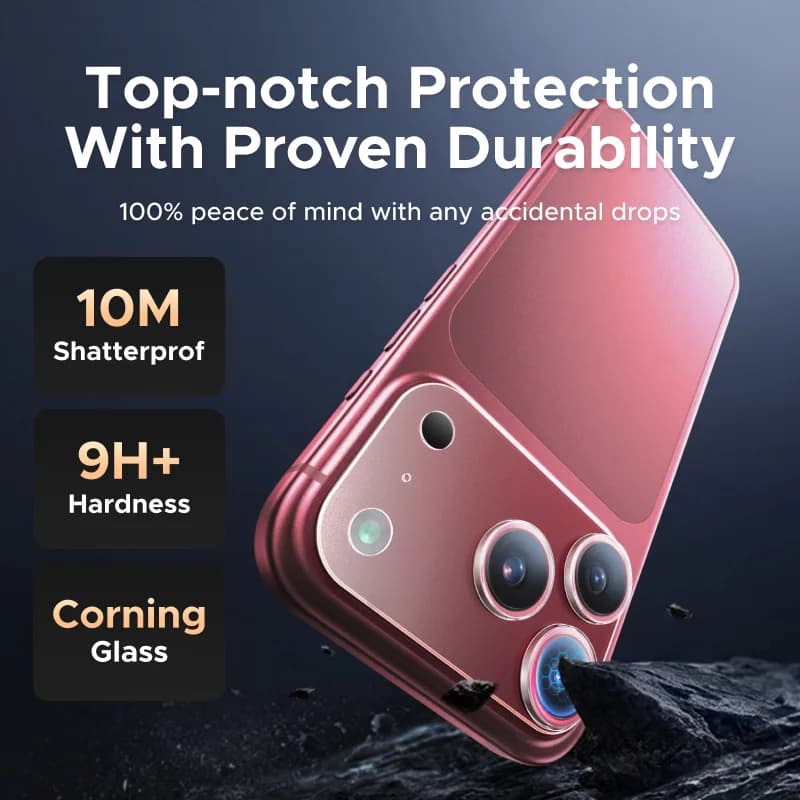 Full Lens Glass Kamera Beskyttelse for iPhone Pro Max