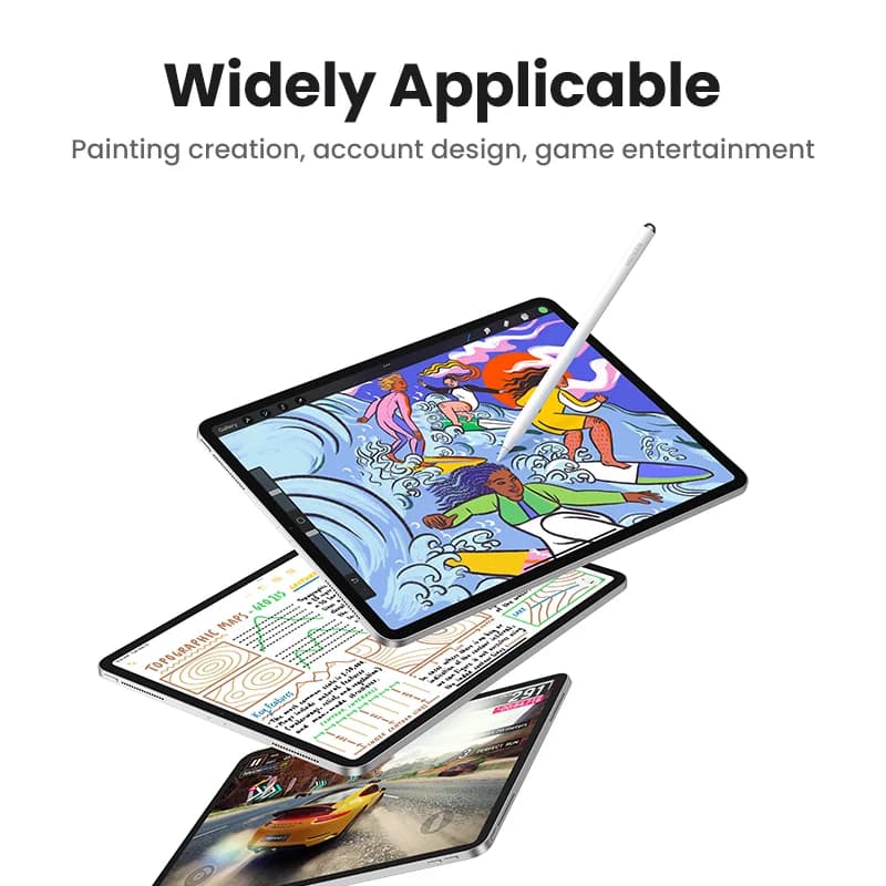 Trådløs styluspenn med håndflateavvisning for iPad