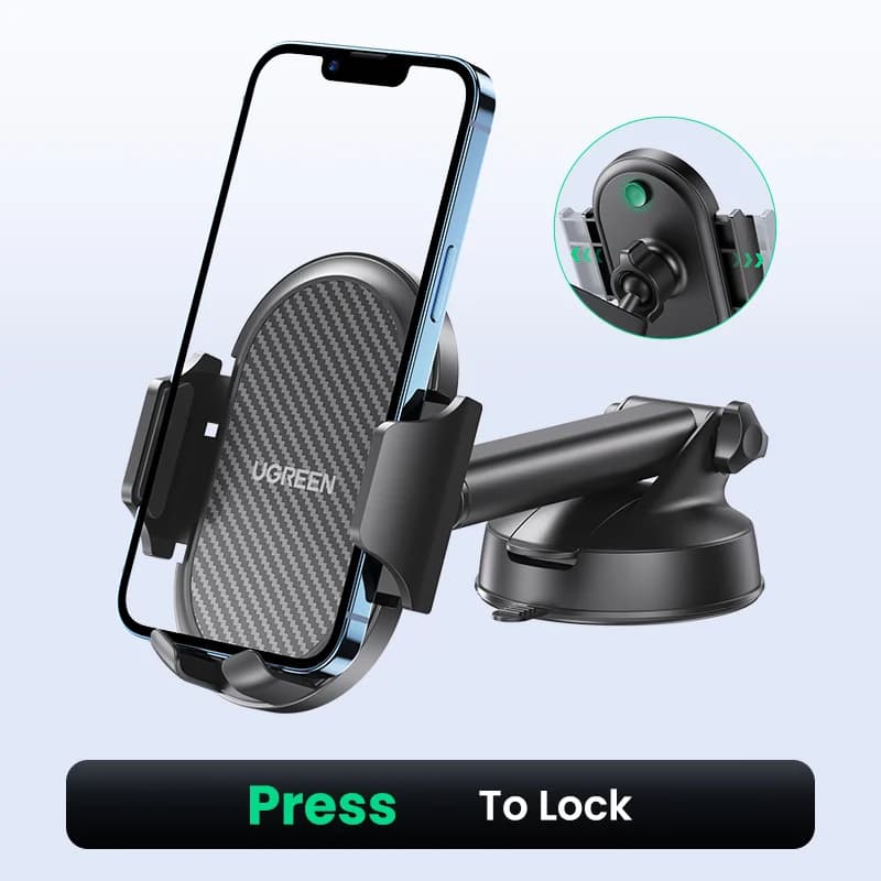 Tyngdekraft Sugekoppholder for Mobiltelefon i Bil