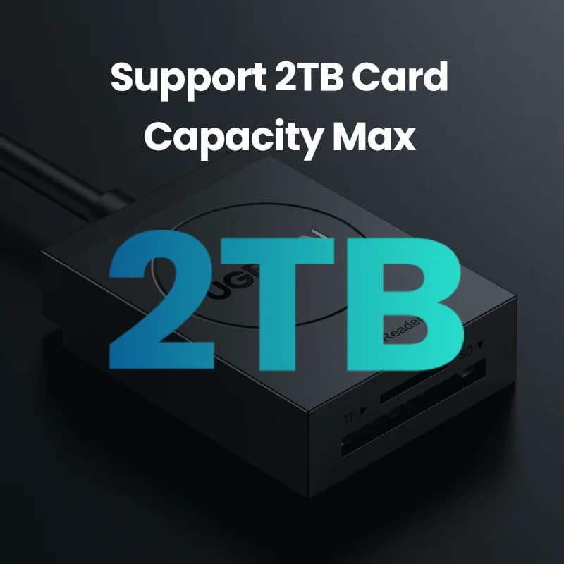 2-i-1 USB 3.0 SD- og MicroSD-kortleser