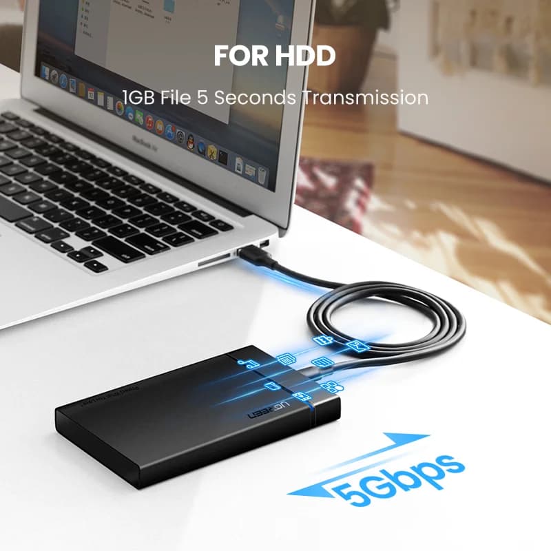 USB-C datakabel, 5Gbps USB 3.0, 3A