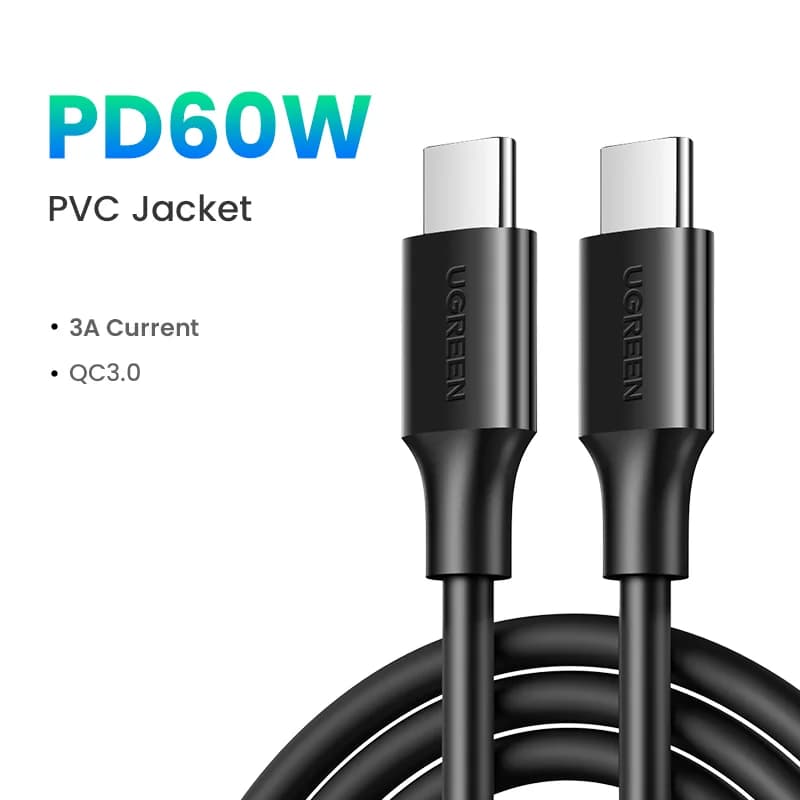 USB-C-kabel 90 grader, 100W PD, Gaming