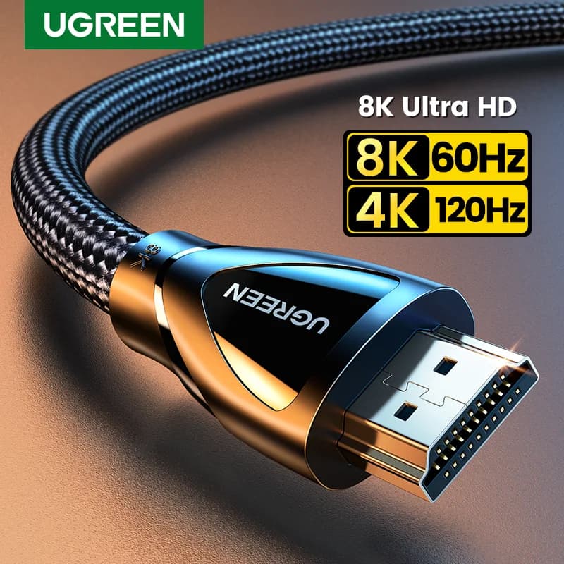 HDMI 2.1-kabel, støtter 8K 60Hz og 4K 120Hz