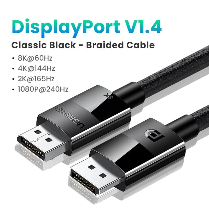 DisplayPort 8K videokabel