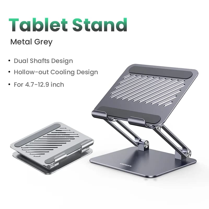 Stativ i aluminium for nettbrett og mobil