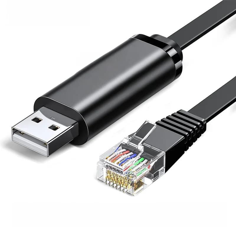 USB til RJ45 konsollkabel, RS232 seriell adapter