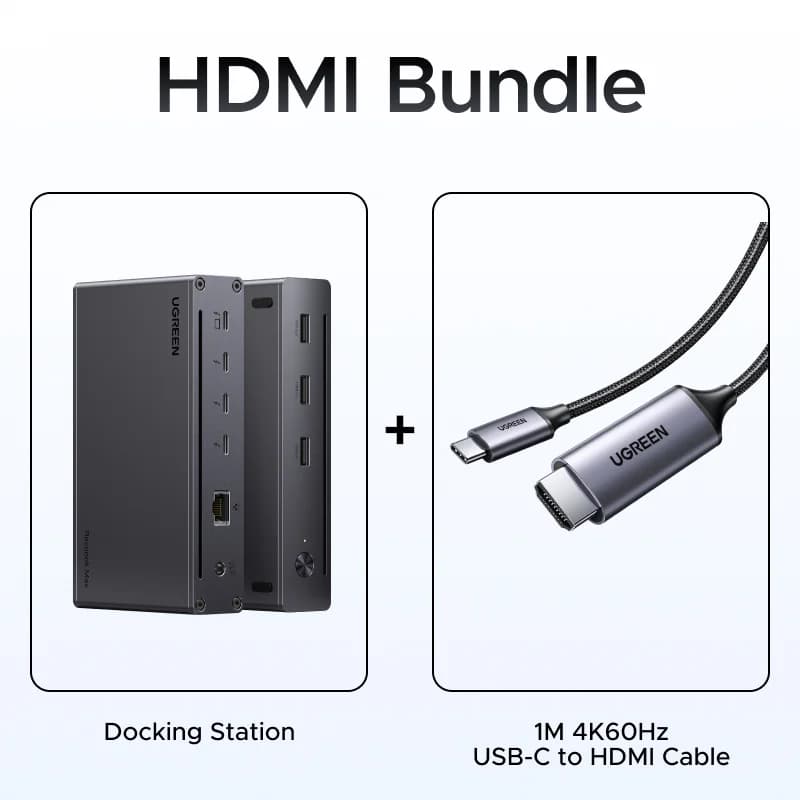8-i-1 Thunderbolt 4 dokkingstasjon med 8K-utgang