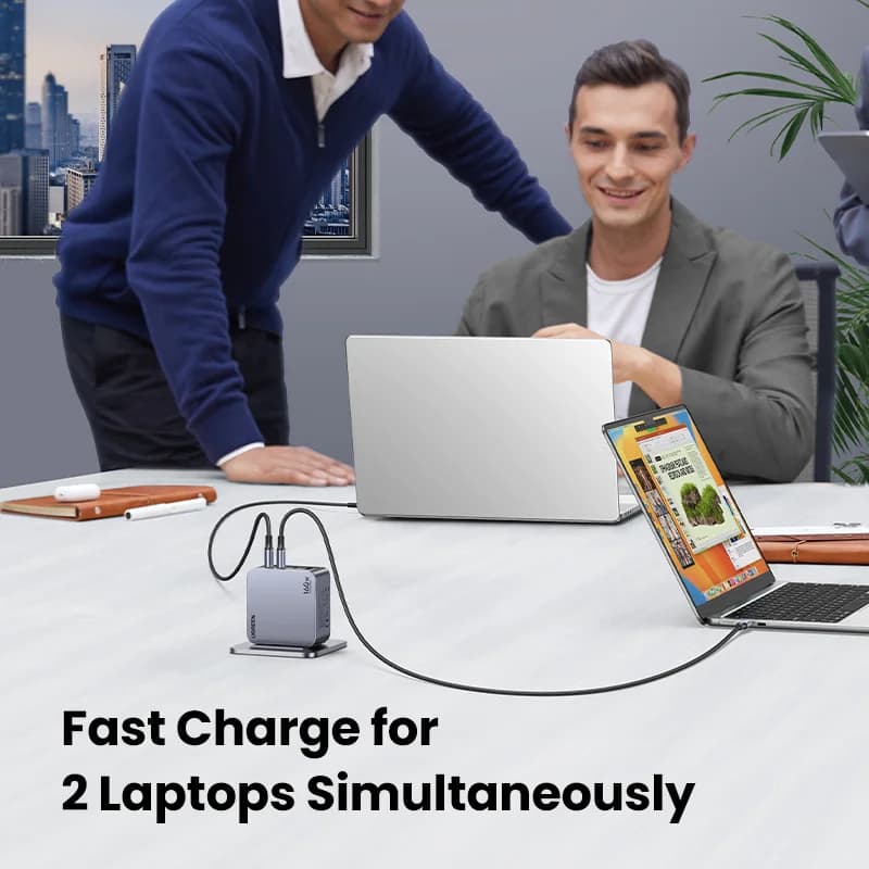 160W GaN USB-C-lader med koreansk kontakt
