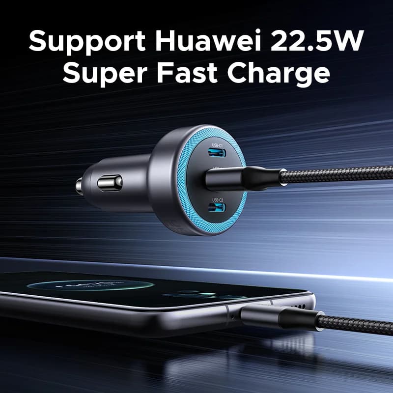 30W USB-C PD bil-lader