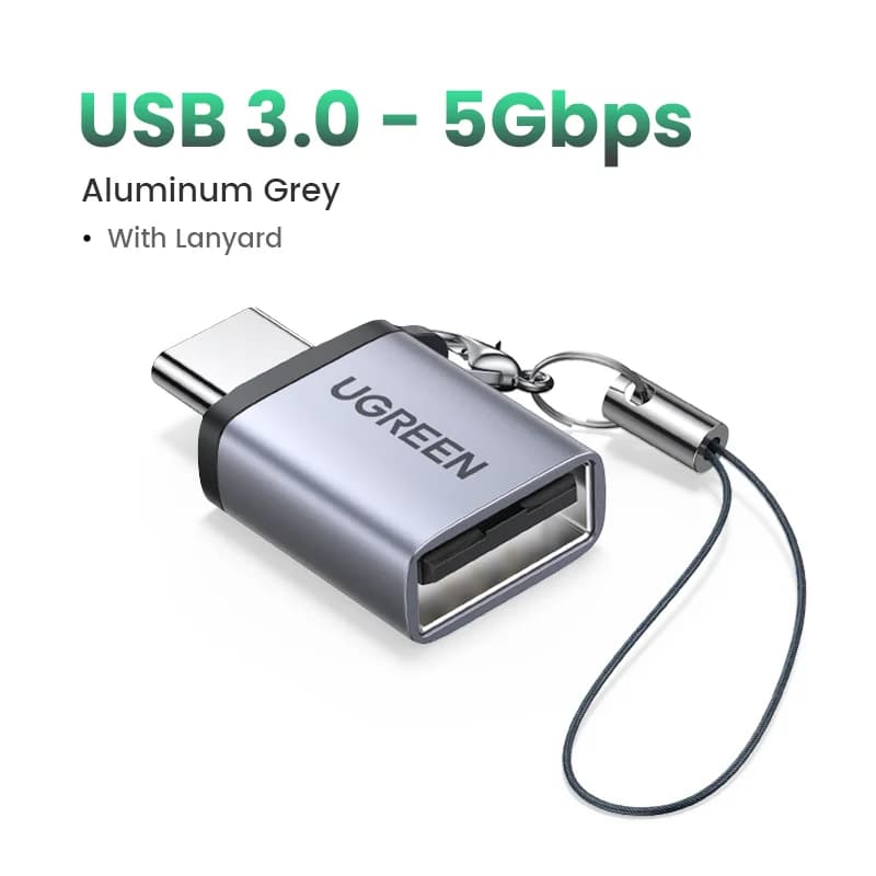 USB-C til USB 3.0 OTG dataadapter