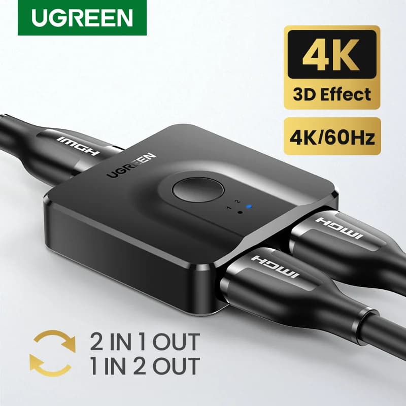 Toveis 4K HDMI-splitter og -bryter