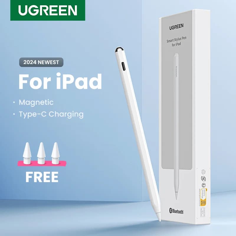 Trådløs styluspenn med håndflateavvisning for iPad