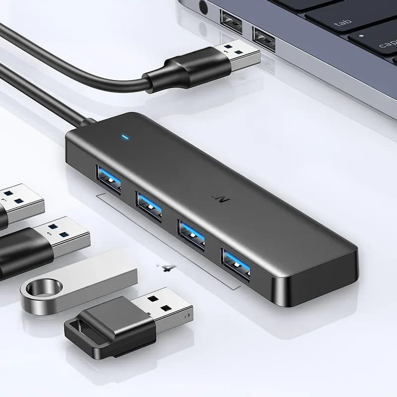 4-porters USB 3.0 & USB-C hub