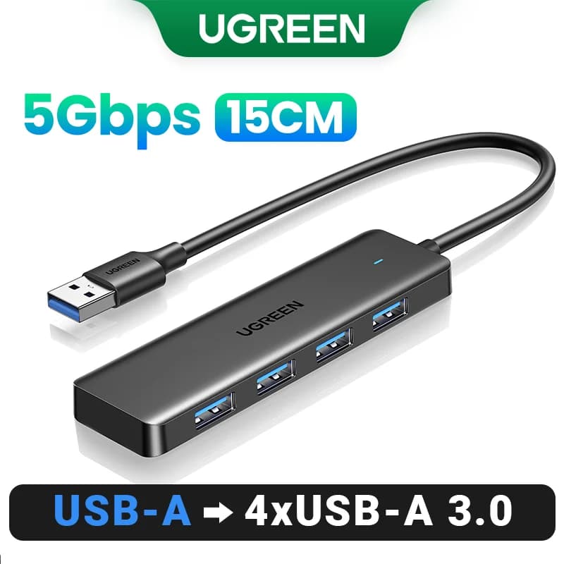 4-porters USB 3.0 & USB-C hub